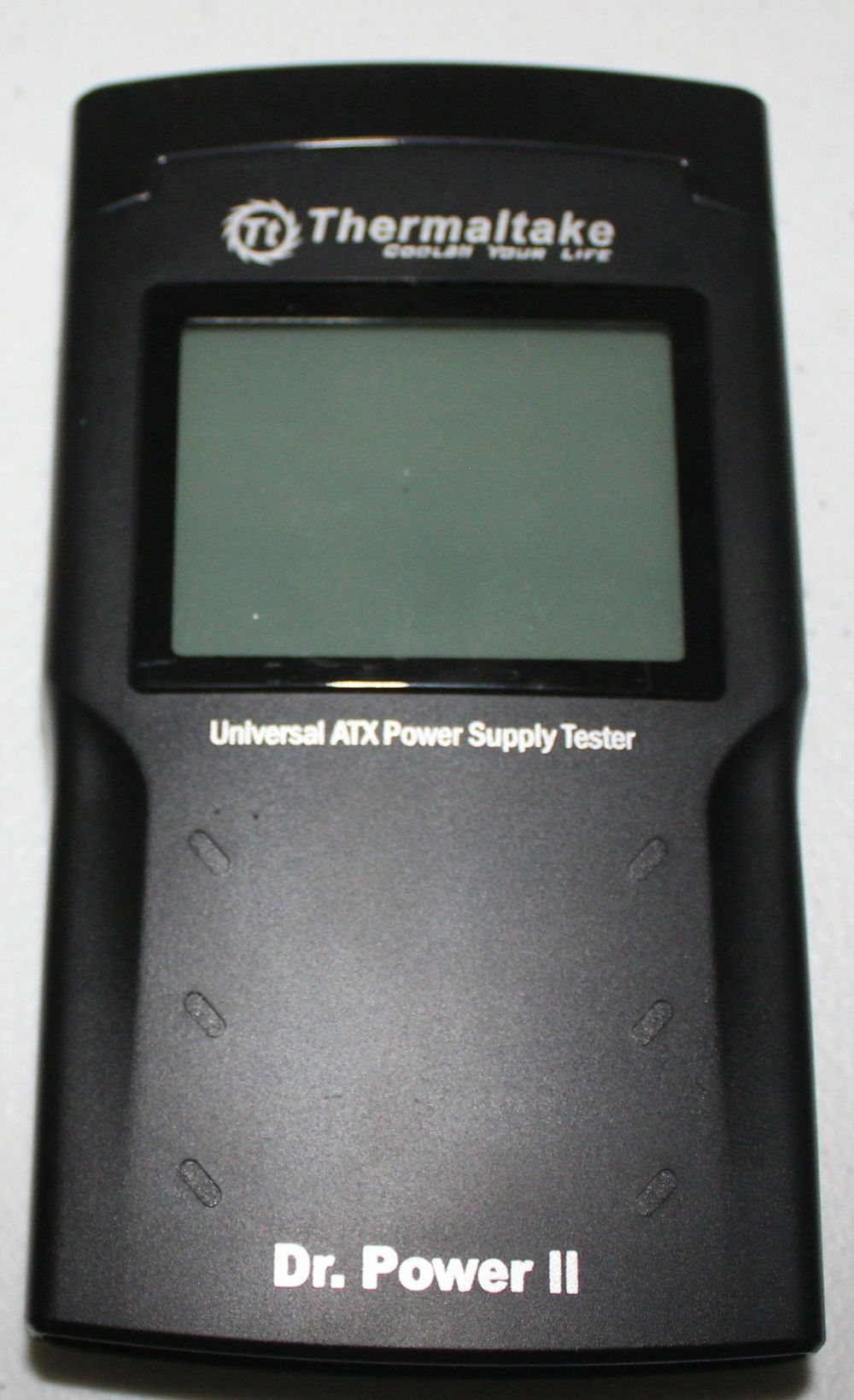 Thermaltake's Universtal Dr. Power II ATX Power Supply tester for my custom cables.