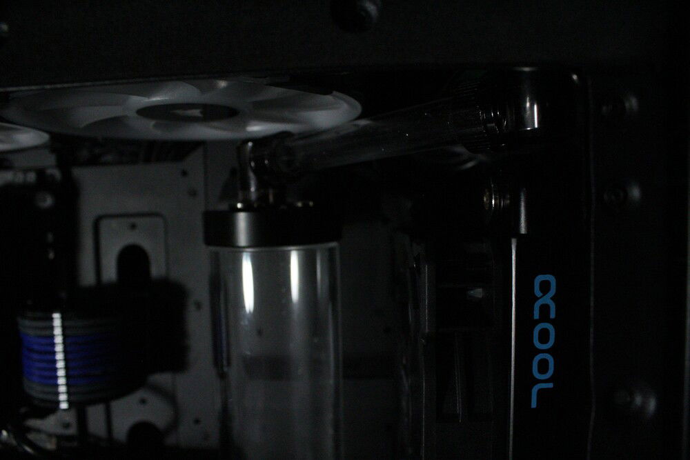 Acrylic fill run. In the end I decided to remove it completely as it brought it owns limitations and fill directly from the top of reservoir was more quicker and way less messy.