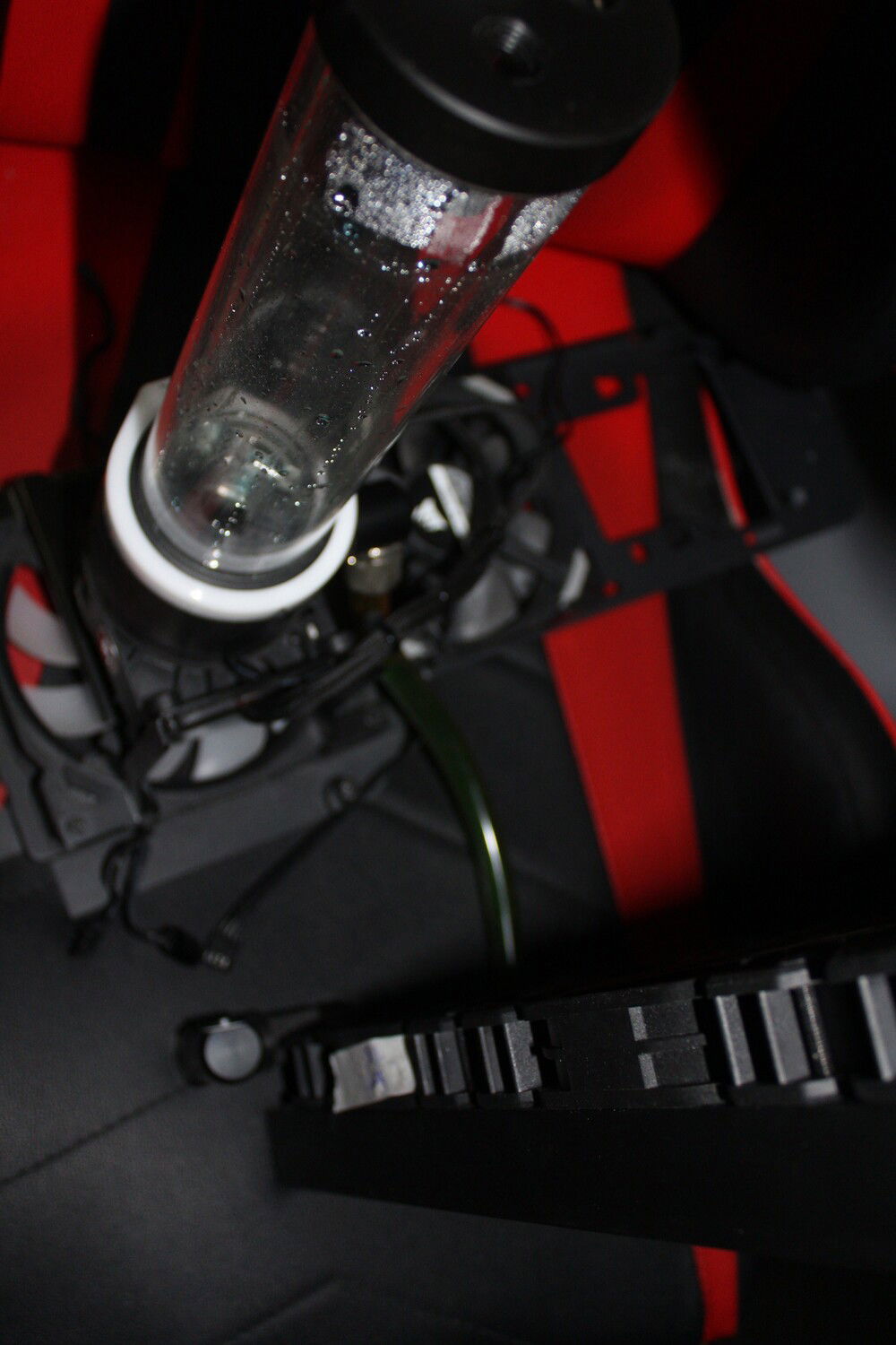 More nasty green soft tubing.