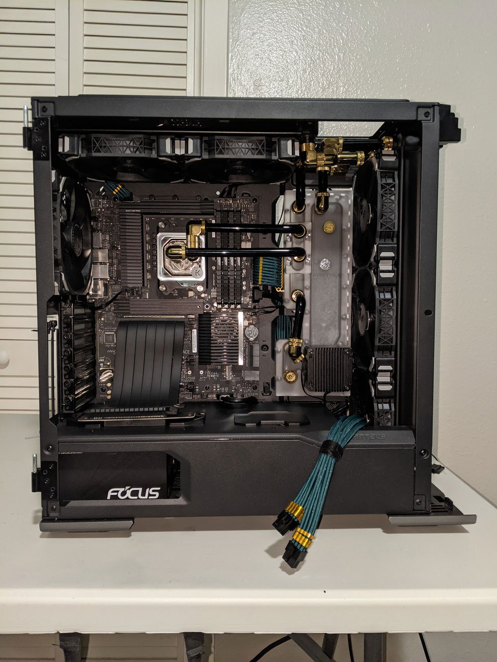 most of the parts in place