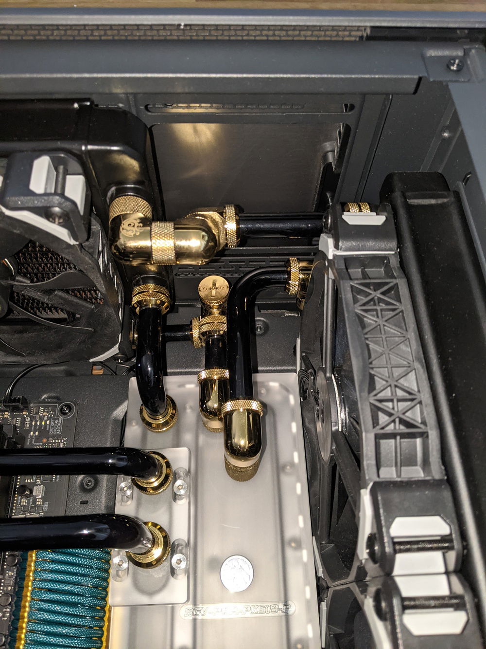 re-piped the upper corner to make filling easier