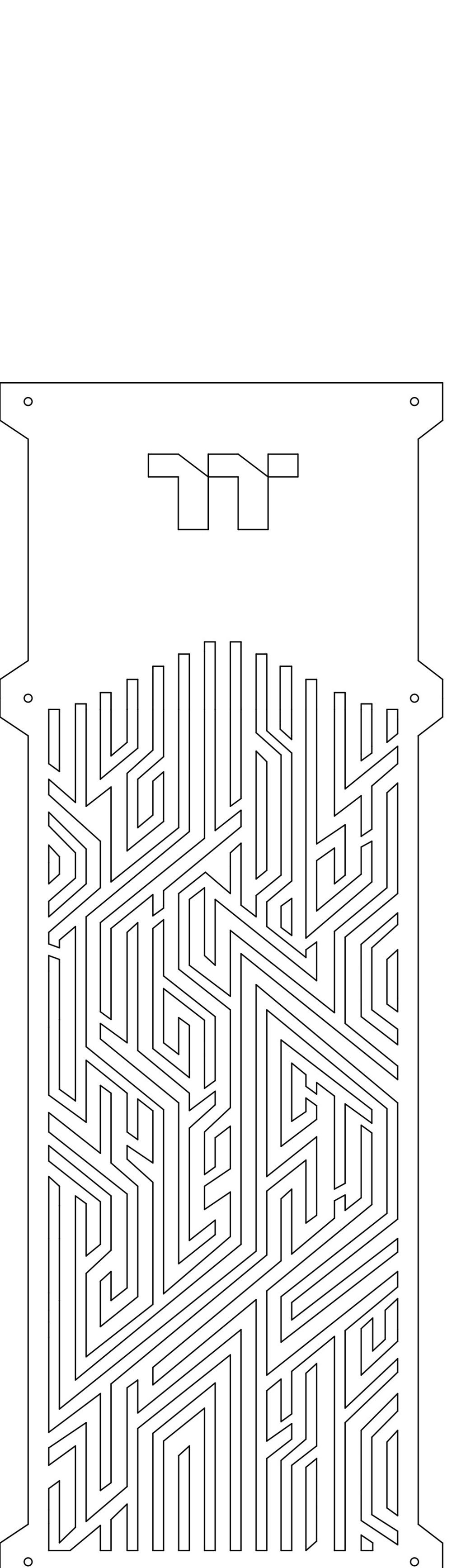 Case custom made front panel