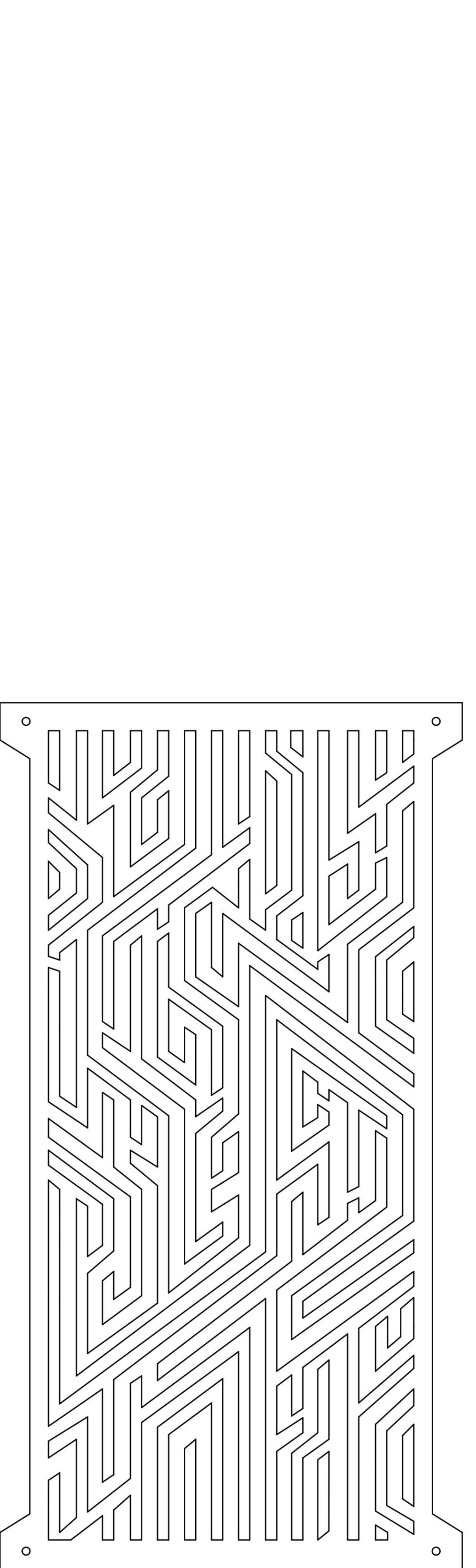 Case custom made top panel