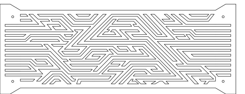 Case custom made left and right side panel