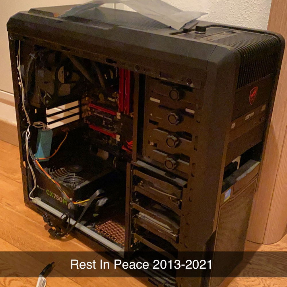 RIP, going to remove the I7-4770K and frame it for my wall