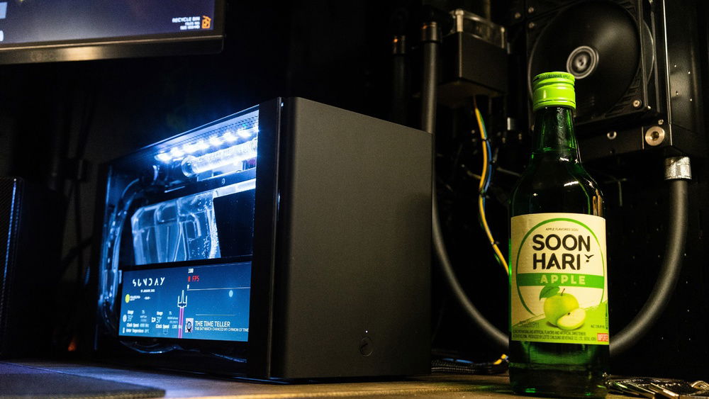 Soju size comparison.