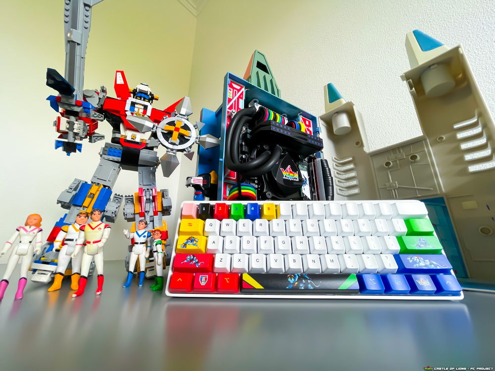 The Voltron keyboard (customised WASD Keyboard)