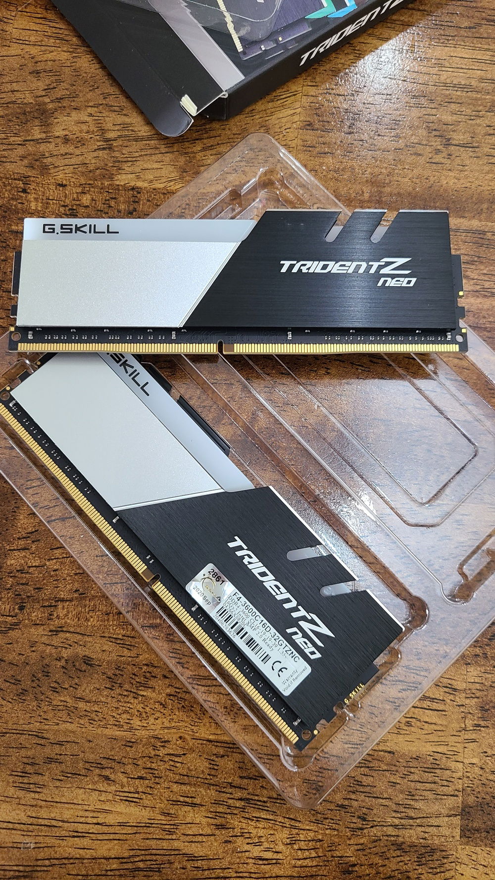 Trident Z RAM 32 CL16 going in next