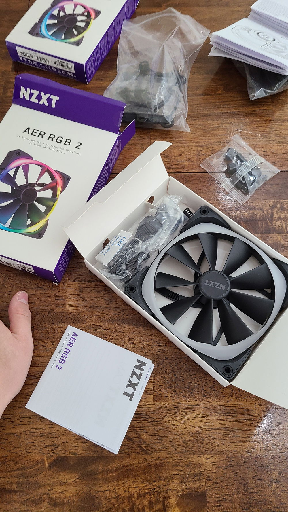 Rear and Top fans going in .