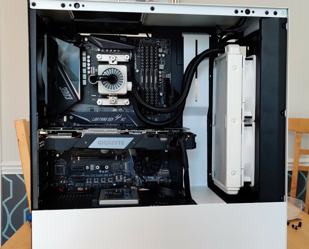 Just after building it.