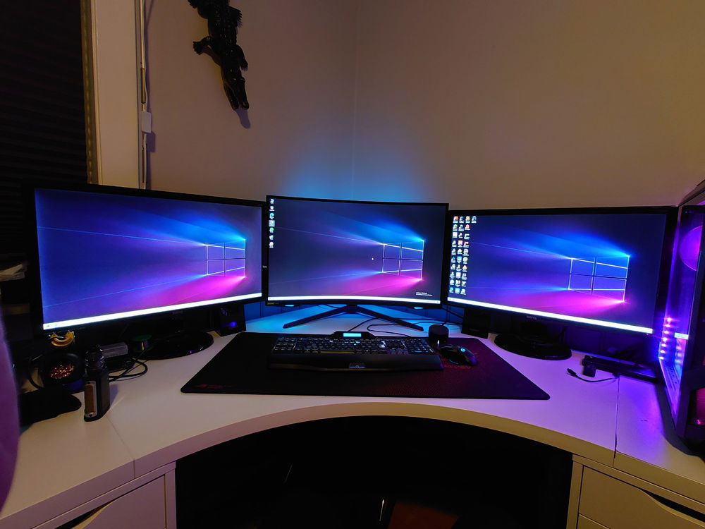 Wide angle shot of my current setup