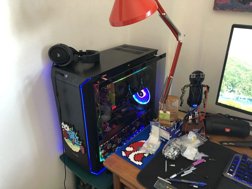 Picture of it under construction from earlier today (09-03-2021)