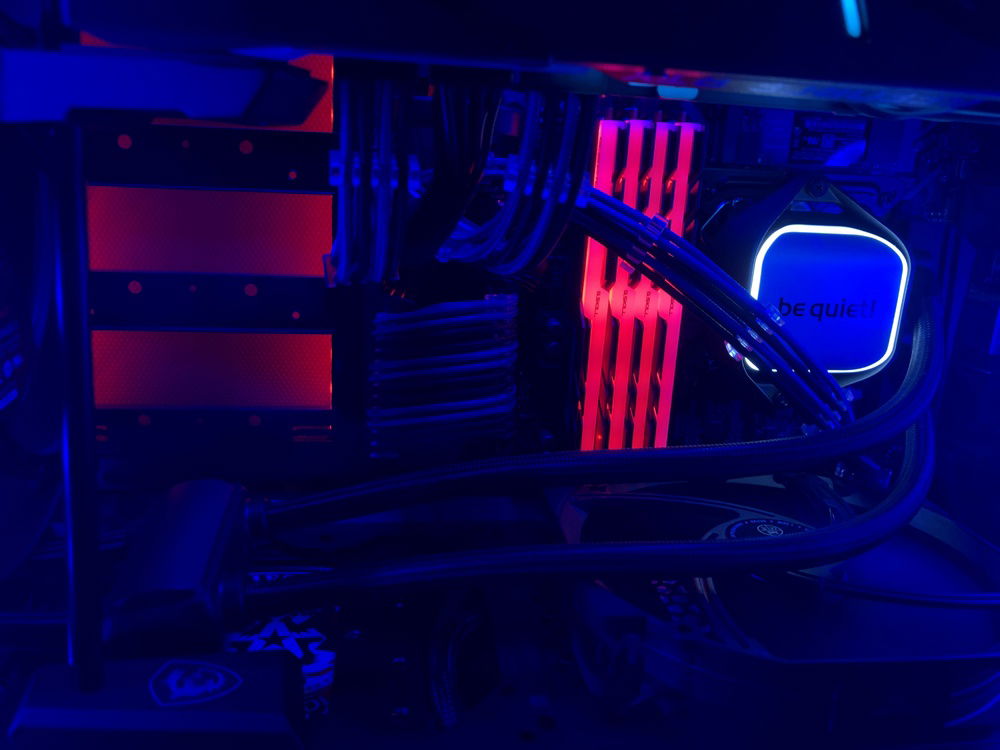 So close you can almost see the zip ties holding the case fan on