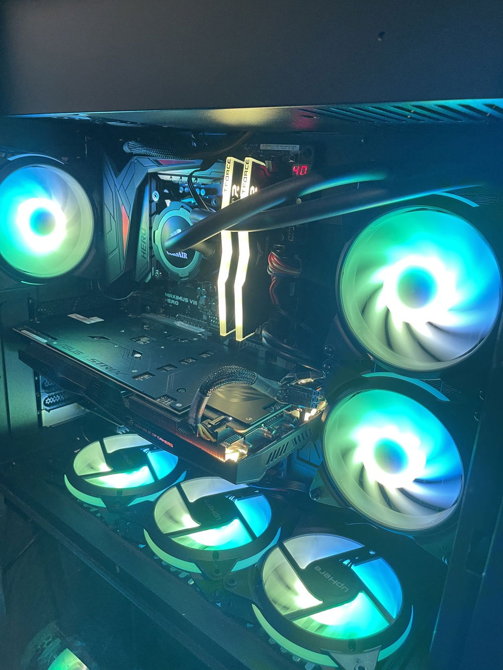 Some of the color options for RGB