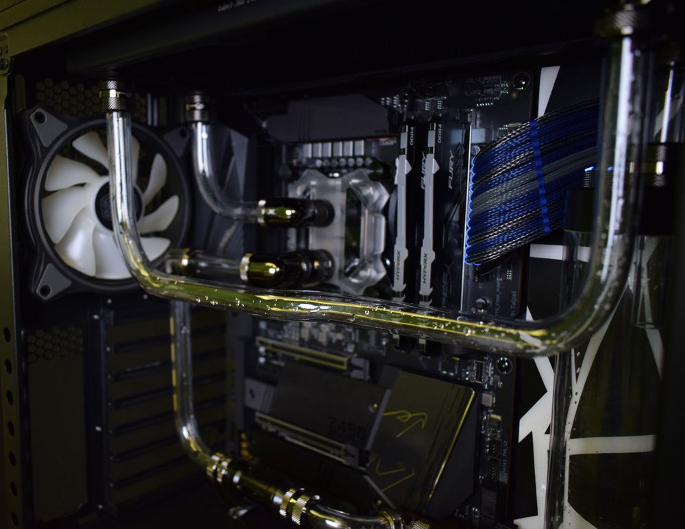 Hard tubing lines ready!