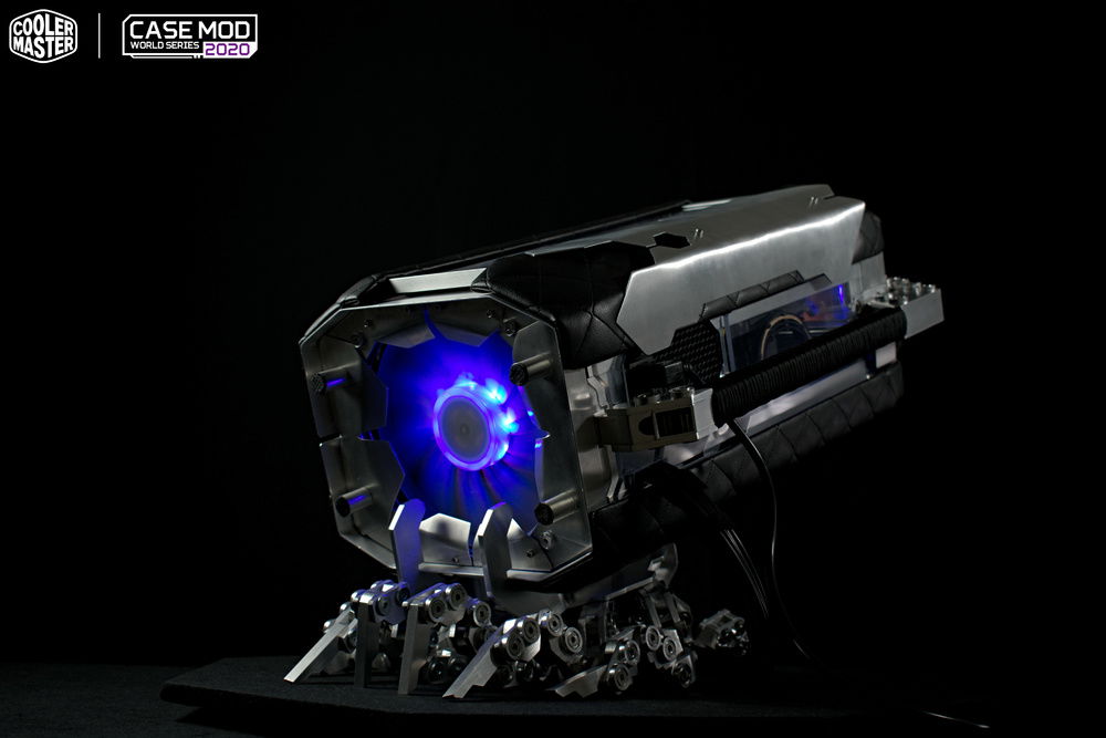 General View of the Duo Da Module Thingy + Leetfoot | 3/4 Base Fan-PSU side