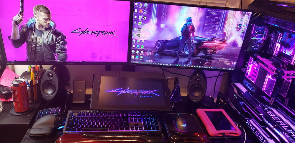 Had to downsize my setup, to make room for a baby bed. But it's ok for now.