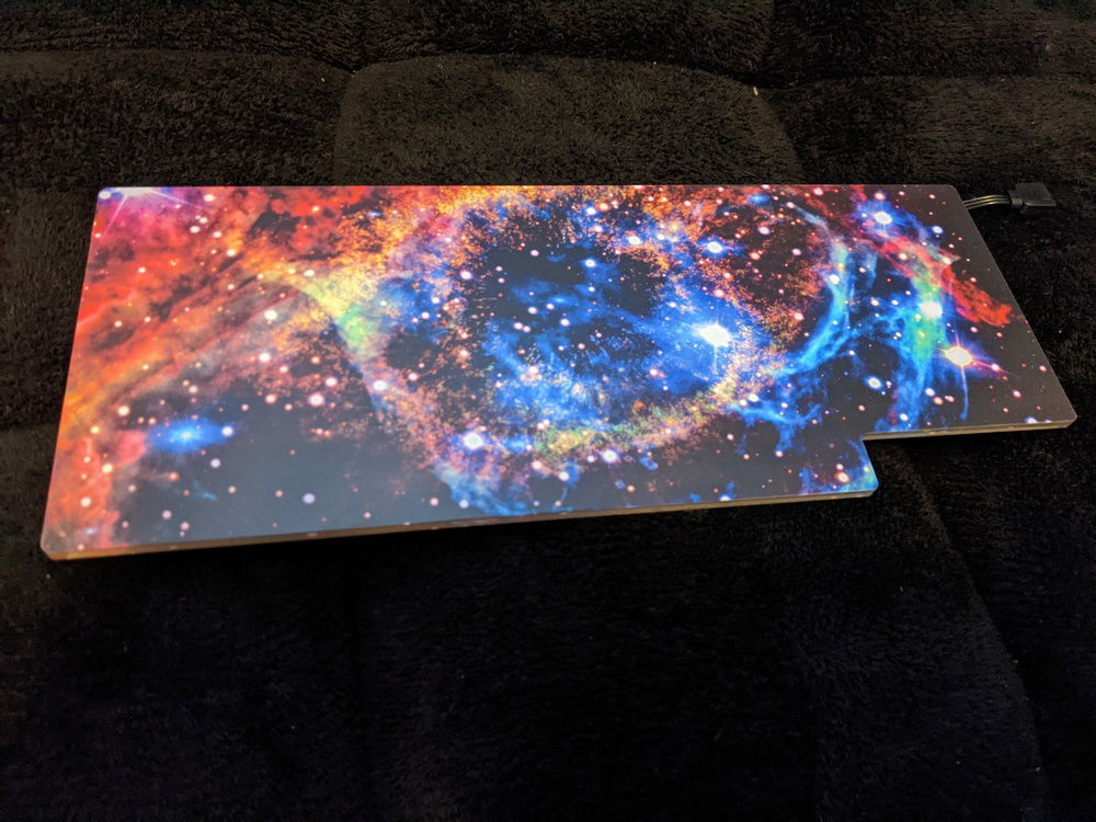 The "Nova" RGB GPU backplate from V1Tech.