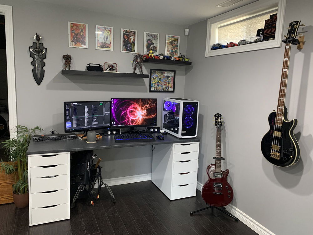 Full setup currently during the day.