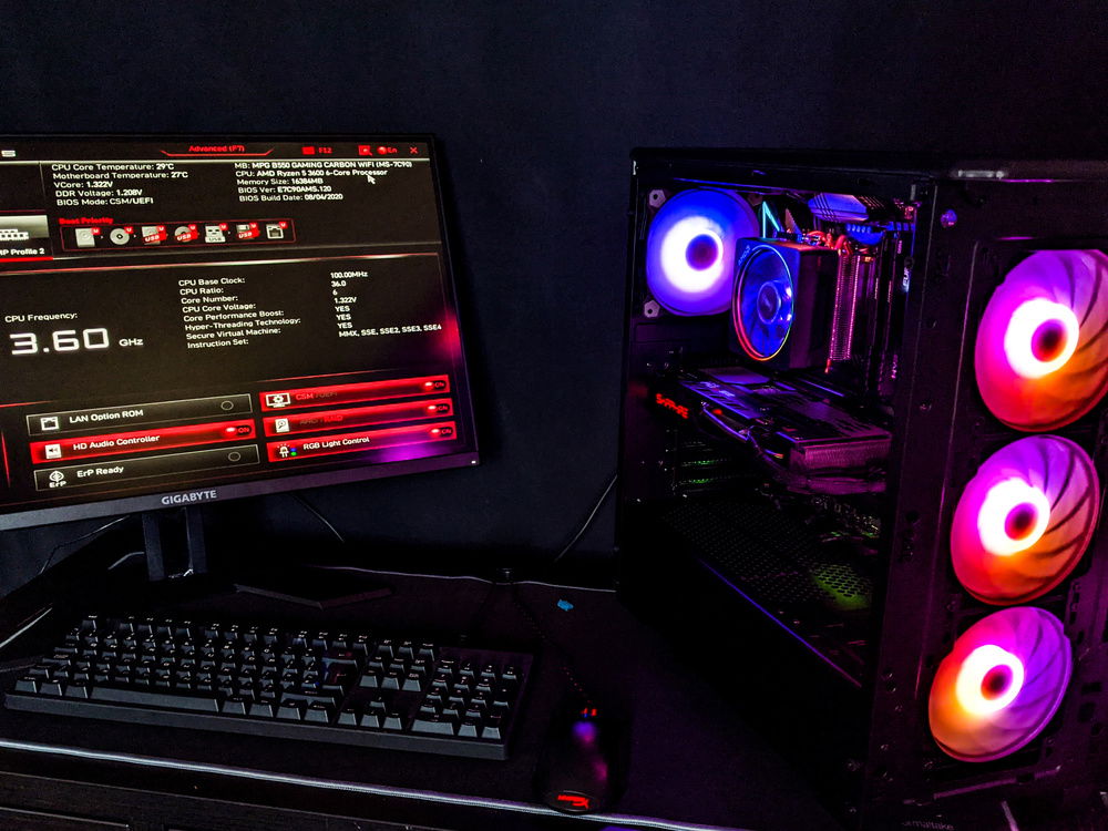 That moment when you see the bios on a new build and you can relax 😄