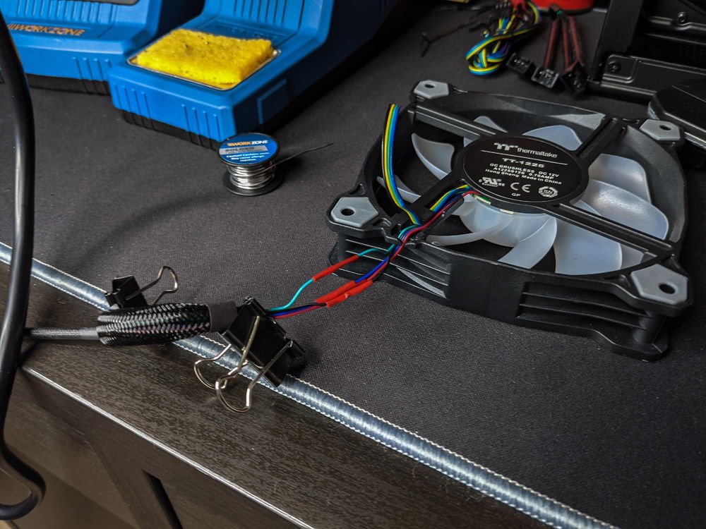 .... and a little splash of electrical tape....