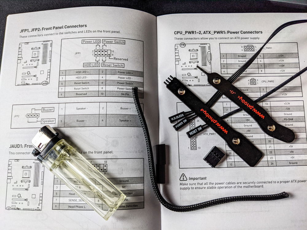 One of the easiest little mods you can do to tidy up your cabling is to combine all the front panel connectors into a single sleeved cable.