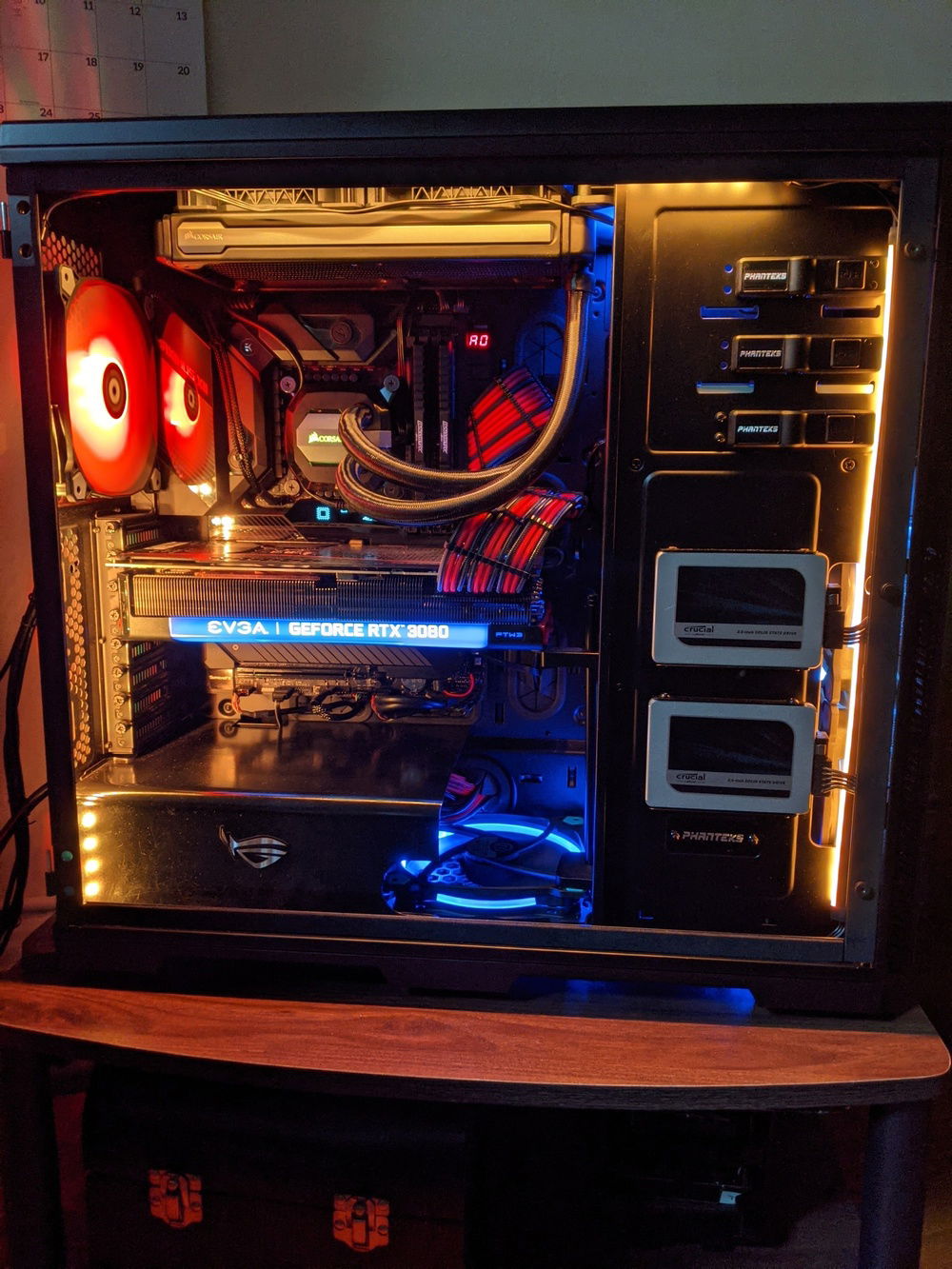 showing off my new cables from Cablemod!