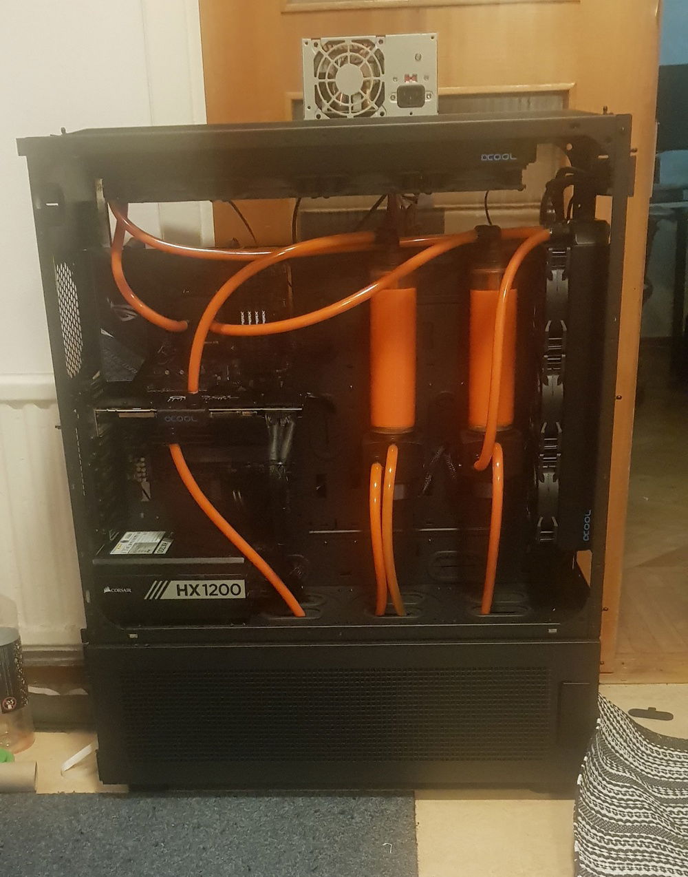 Leak testing Cooling configuration nr 1.