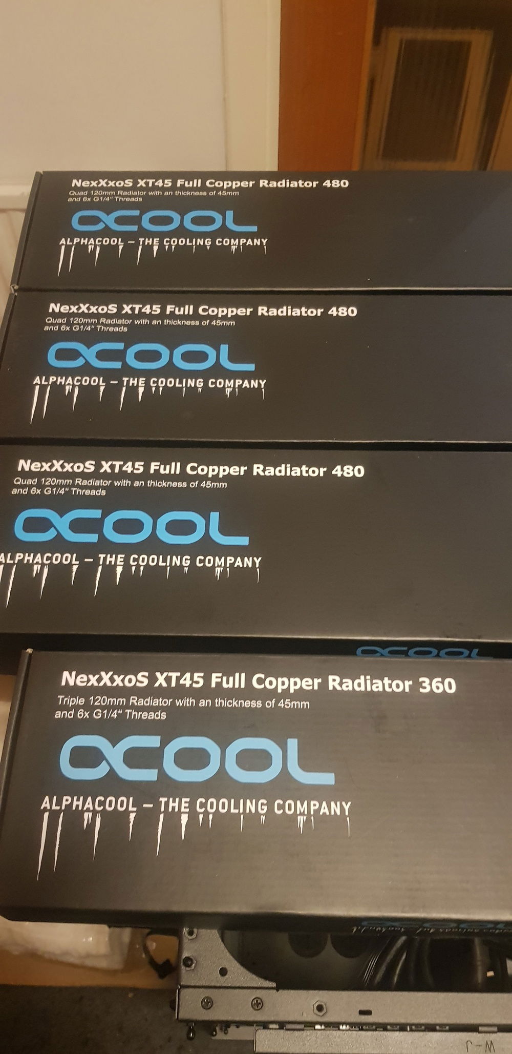 The Radiators that is used in the build.