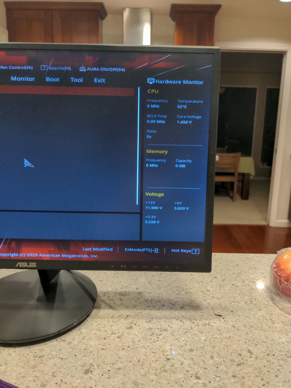 This is it. I have achieved compute supremacy. 0MHz and already in bios.