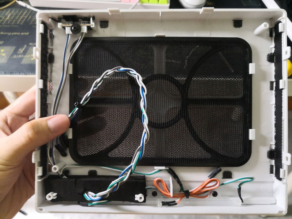 Used some EVA foam to close the hole.