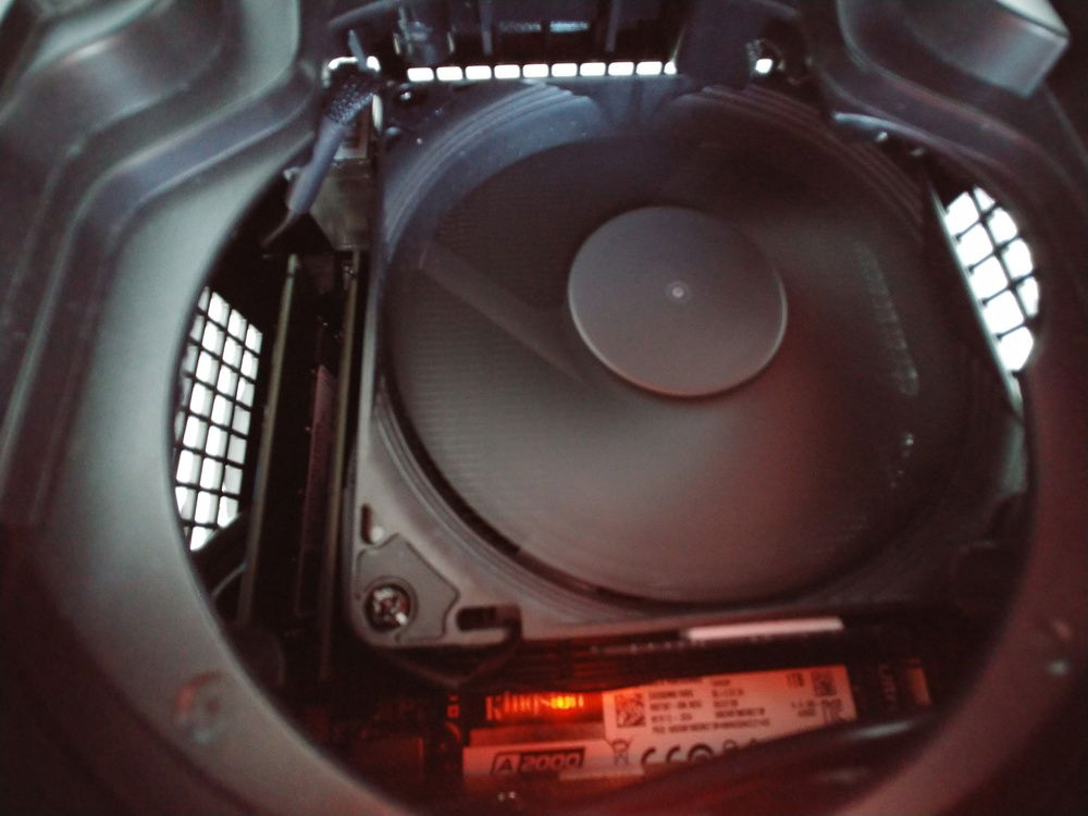 Trying to photograph the inside...