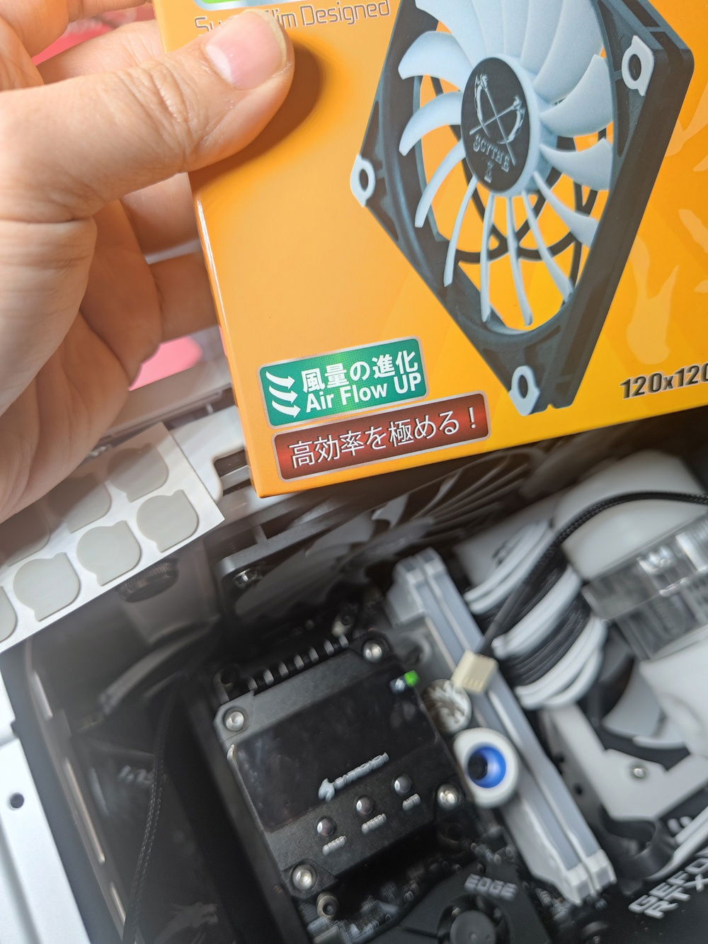 There was not enough clearance for me to use the included anti-vibration pads.