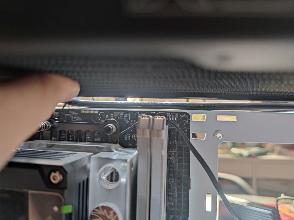 Eyeballing the clearance..