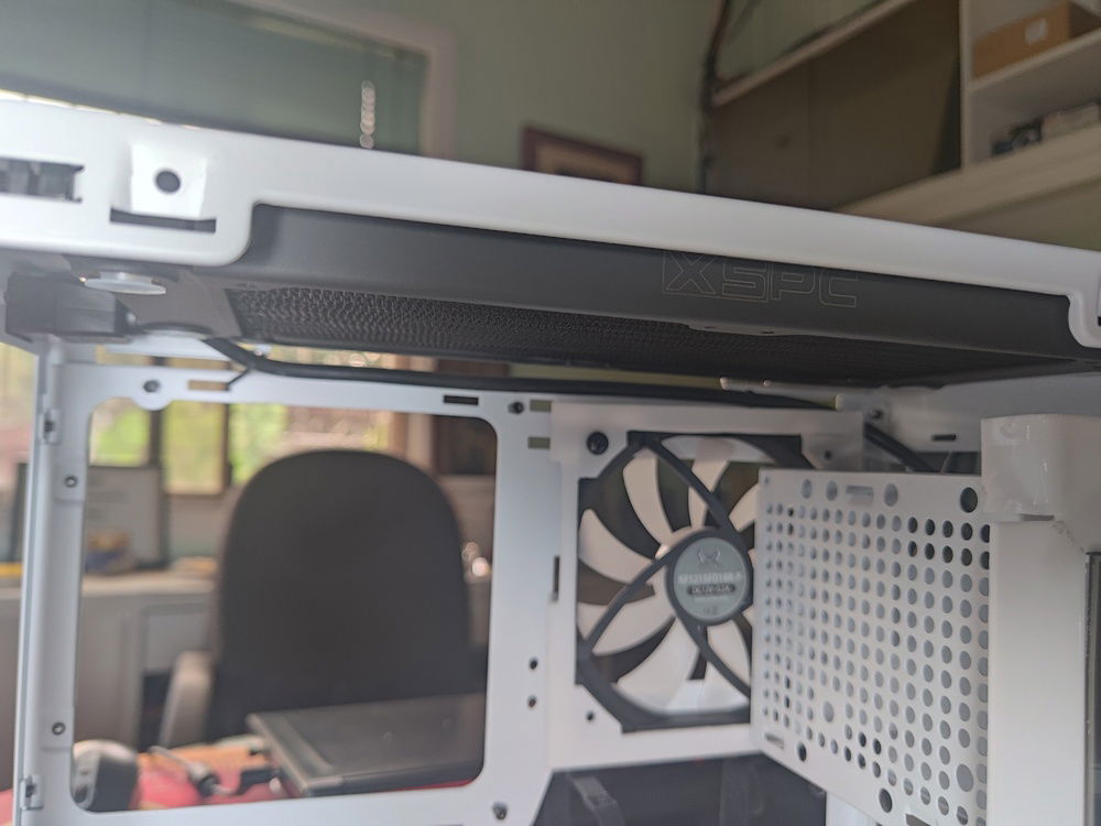 Without any components, it looked like I had a ton of clearance.