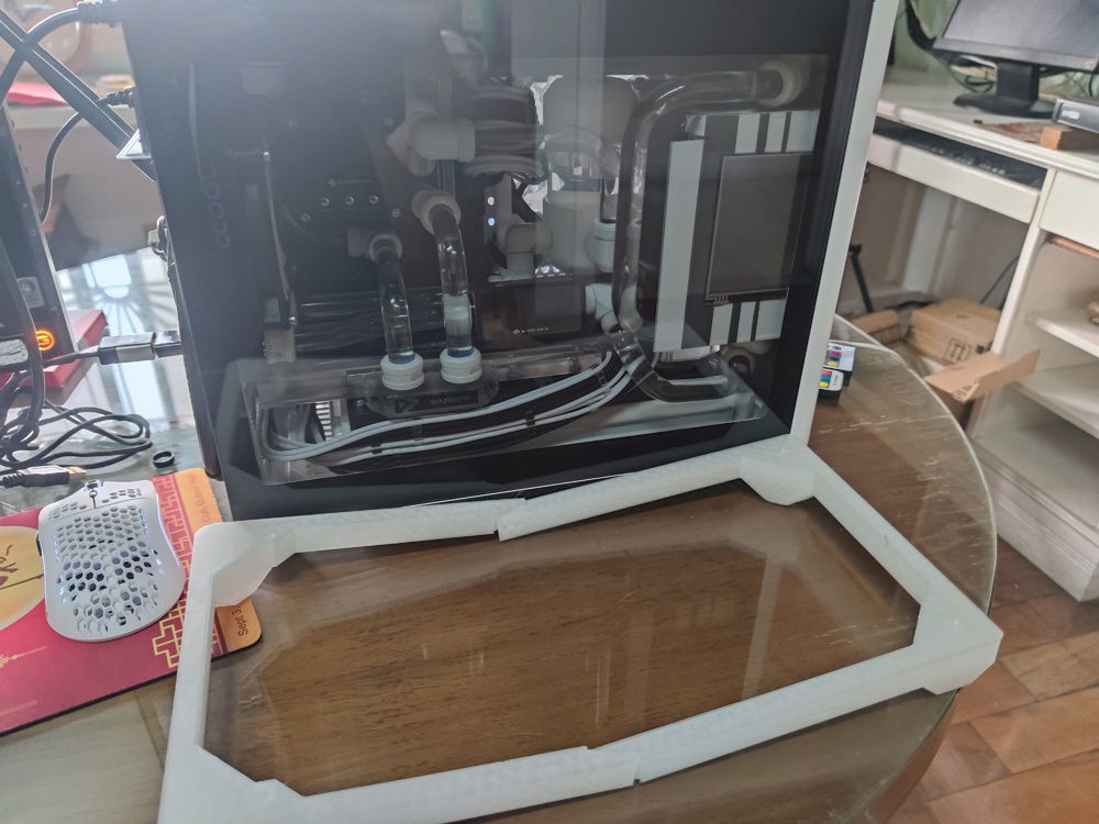 Here is the riser, still unassembled.