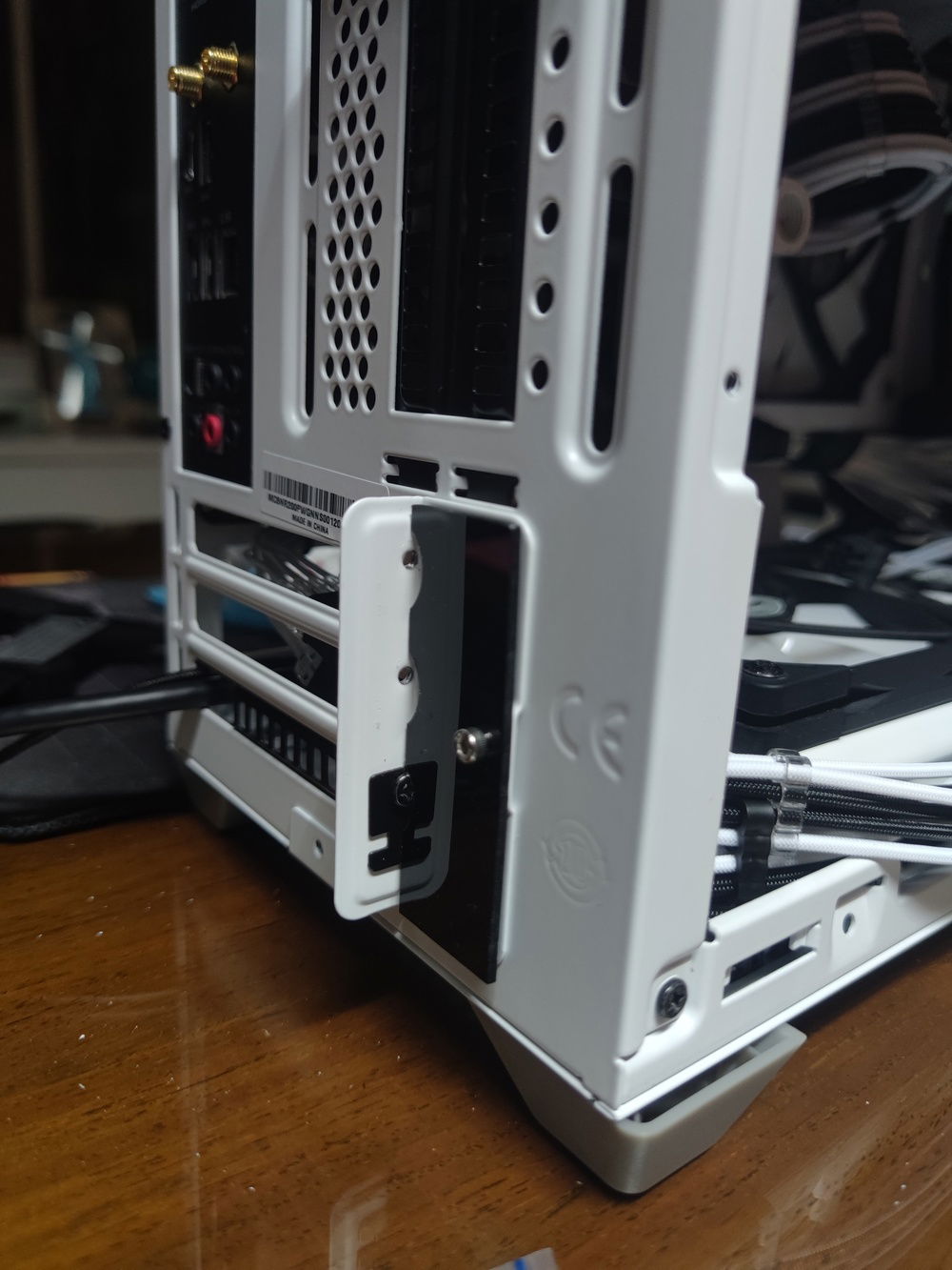 Acrylic cover cut and attached