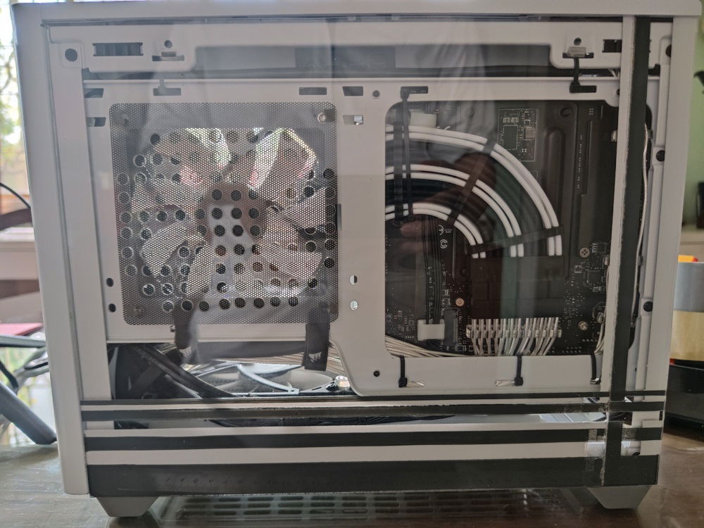 Rear panel and cable management done.