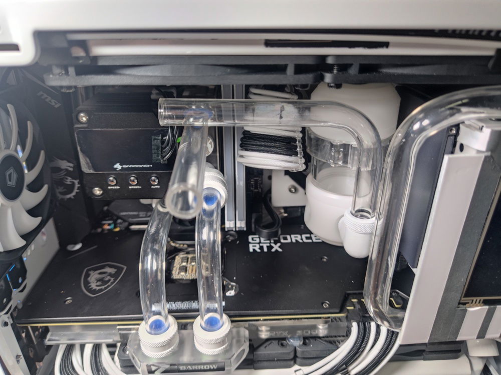 This pic best shows how I complete my tube runs. When possible, I extend my tubes to more easily visualize where my bends and/or fittings would meet and fit.