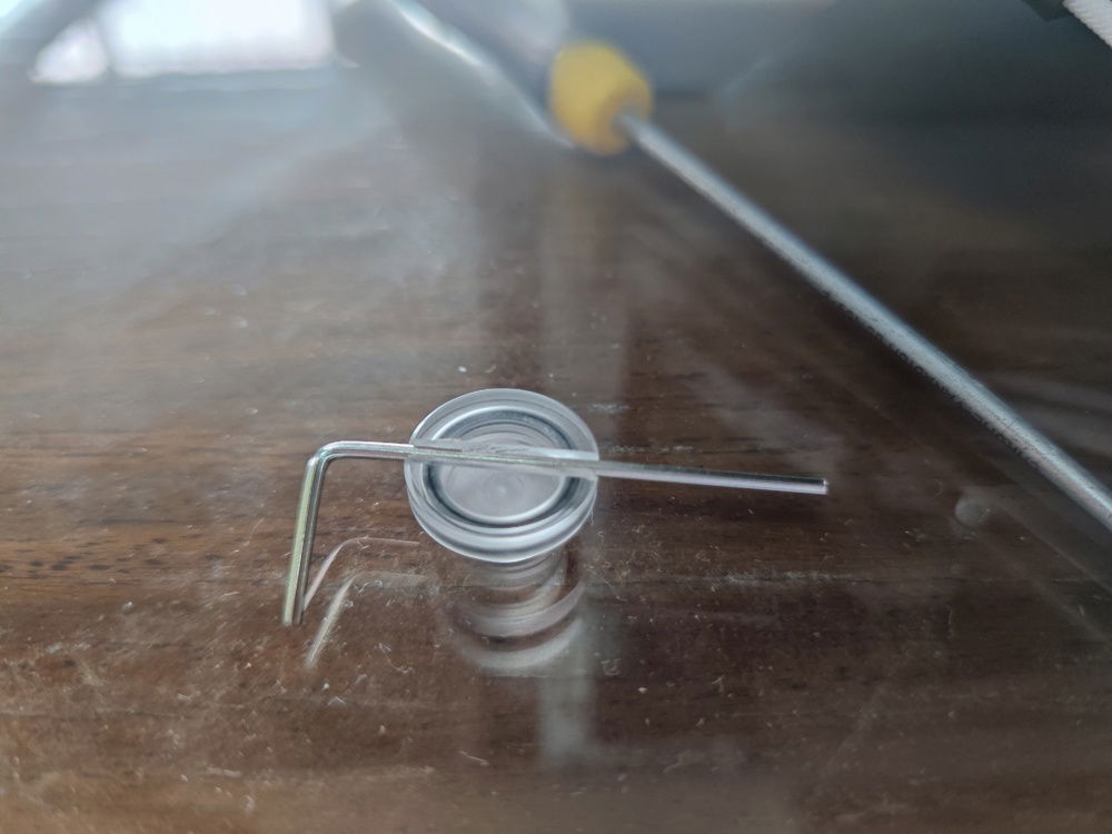 And that is the plug from the top of my reservoir.