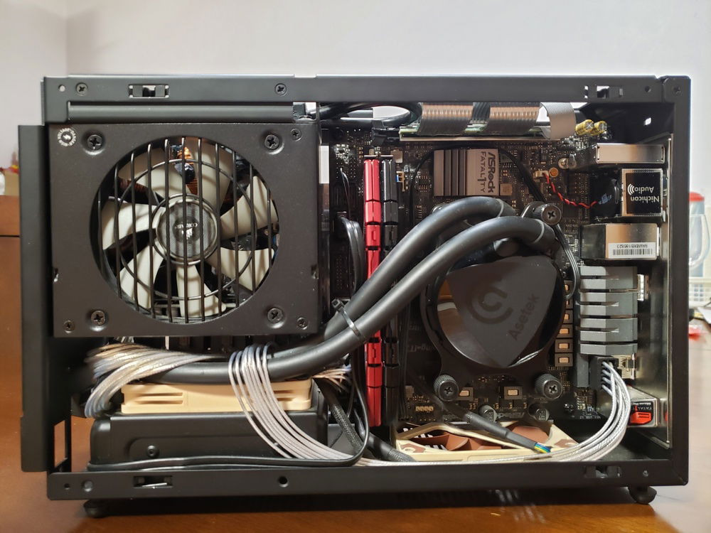 Inner components from CPU Side View