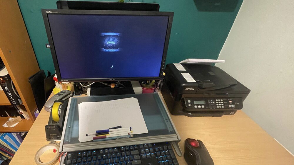 My mode with pro art 24 inch picked up for free with fault of 1 dead pixel and only DP input working