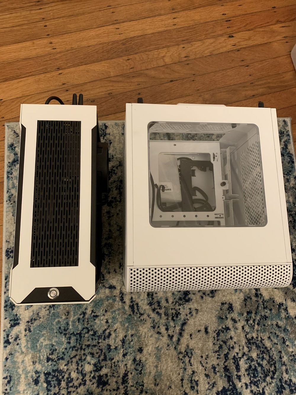 Compared with my old case - thermaltake core v1