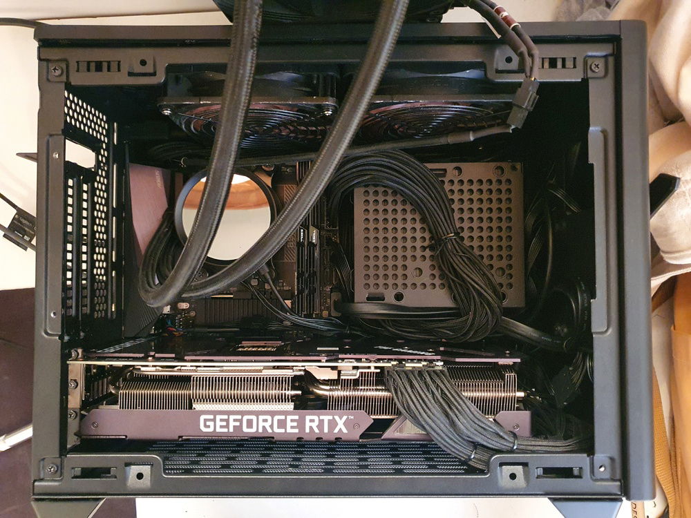 A look under the radiator