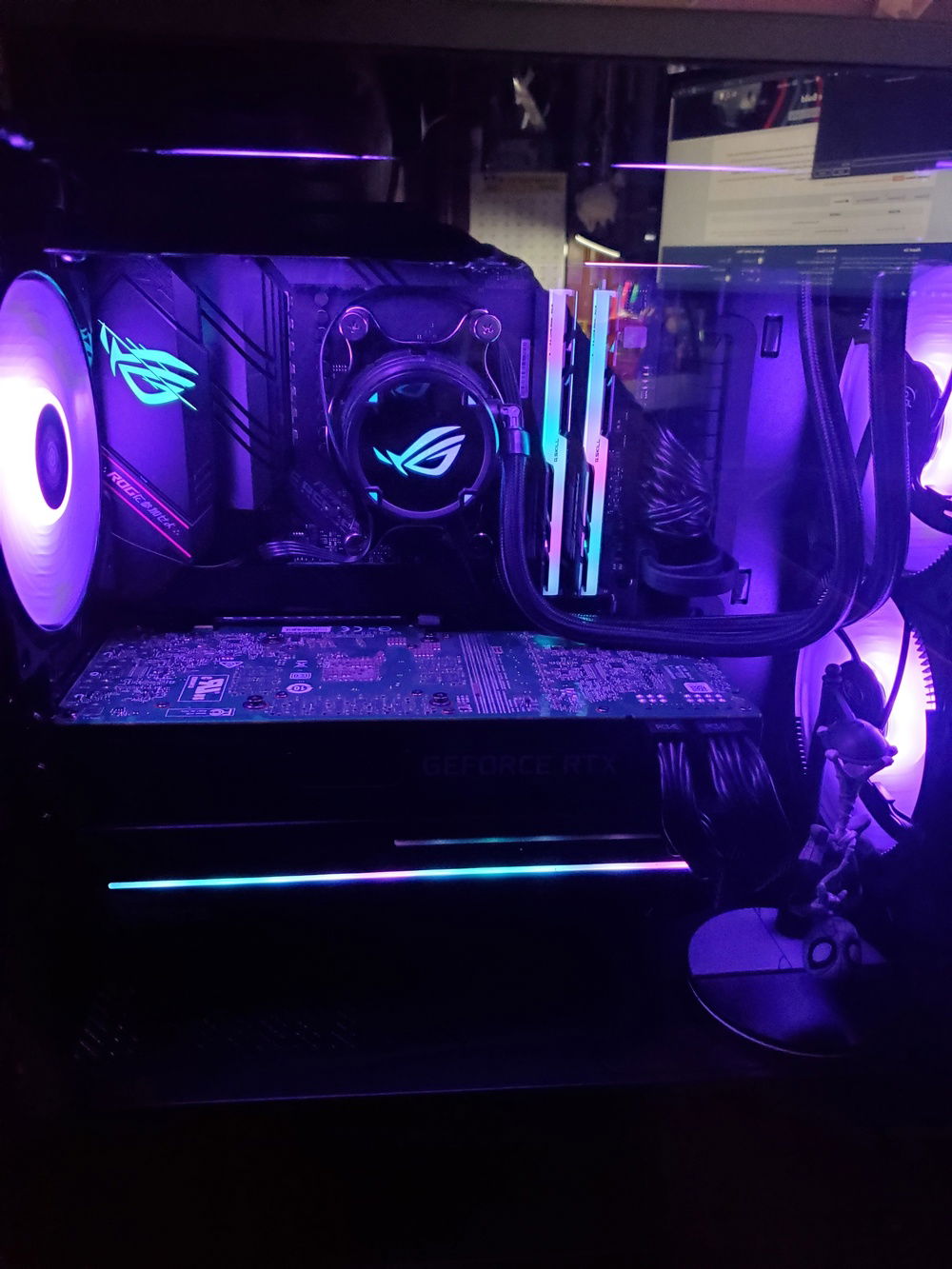 Blue and Purple... My wife and My favorite colors.