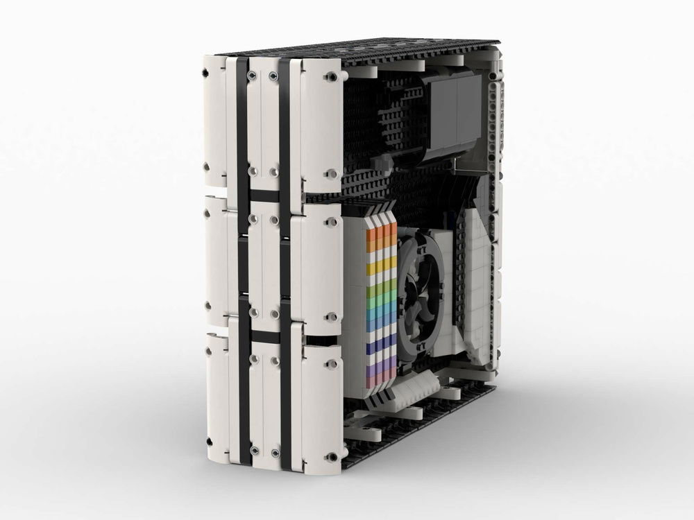 3D-Render of version 2 with LEGO-dummy components. Created in Stud.io.