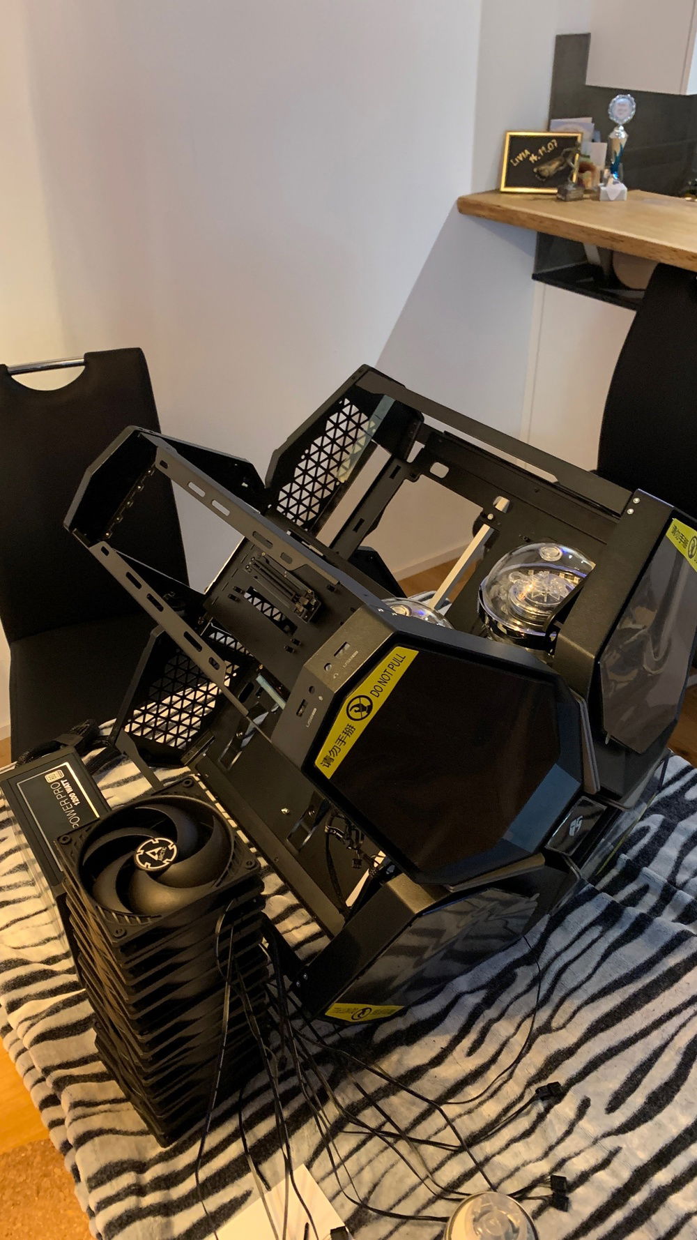 Case gutted and ready to be filled again