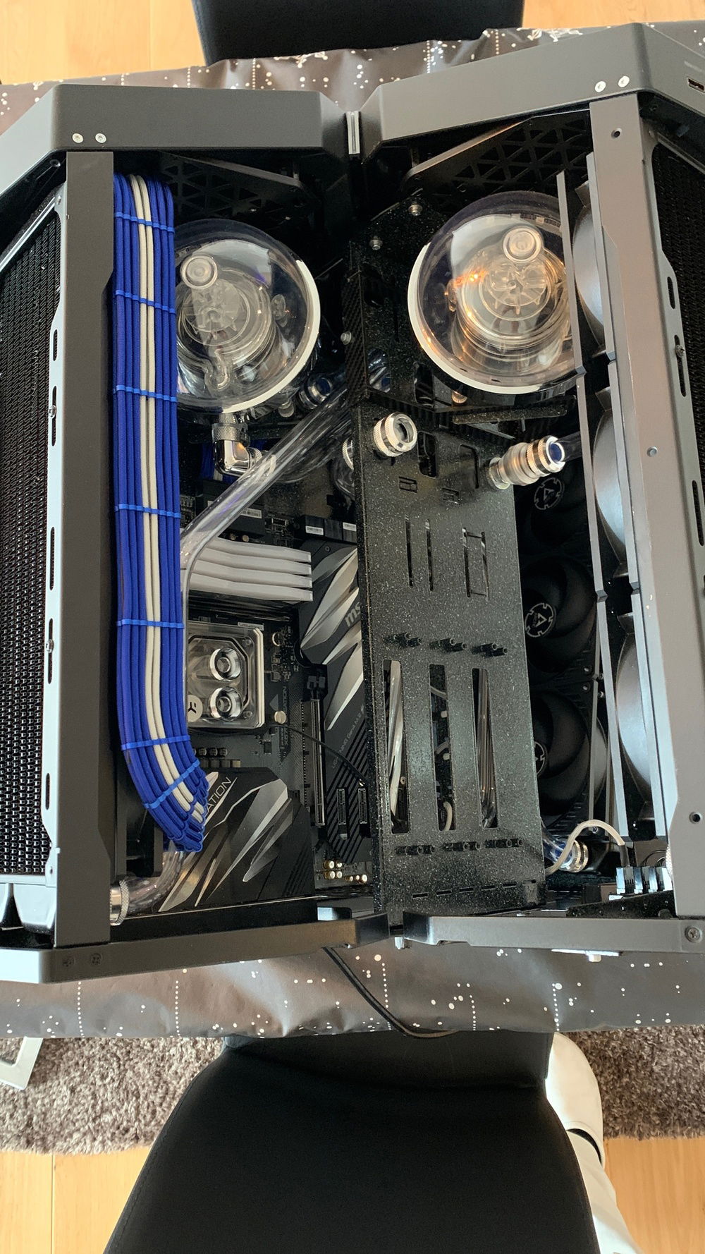 Another view two other tubes fitted