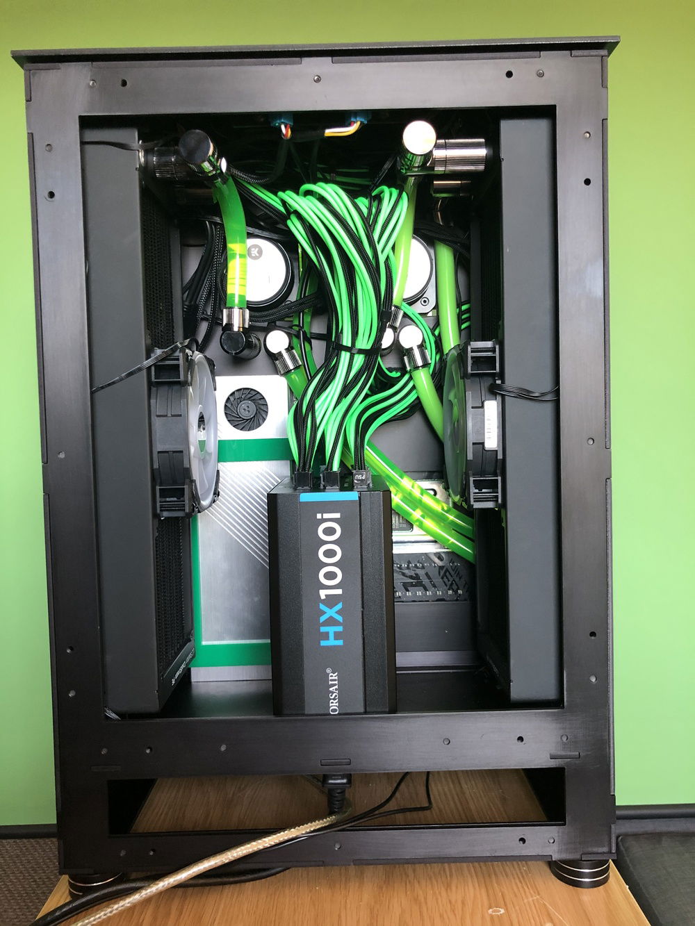 Tidy, need to get shorter cable as brought ready made kit.