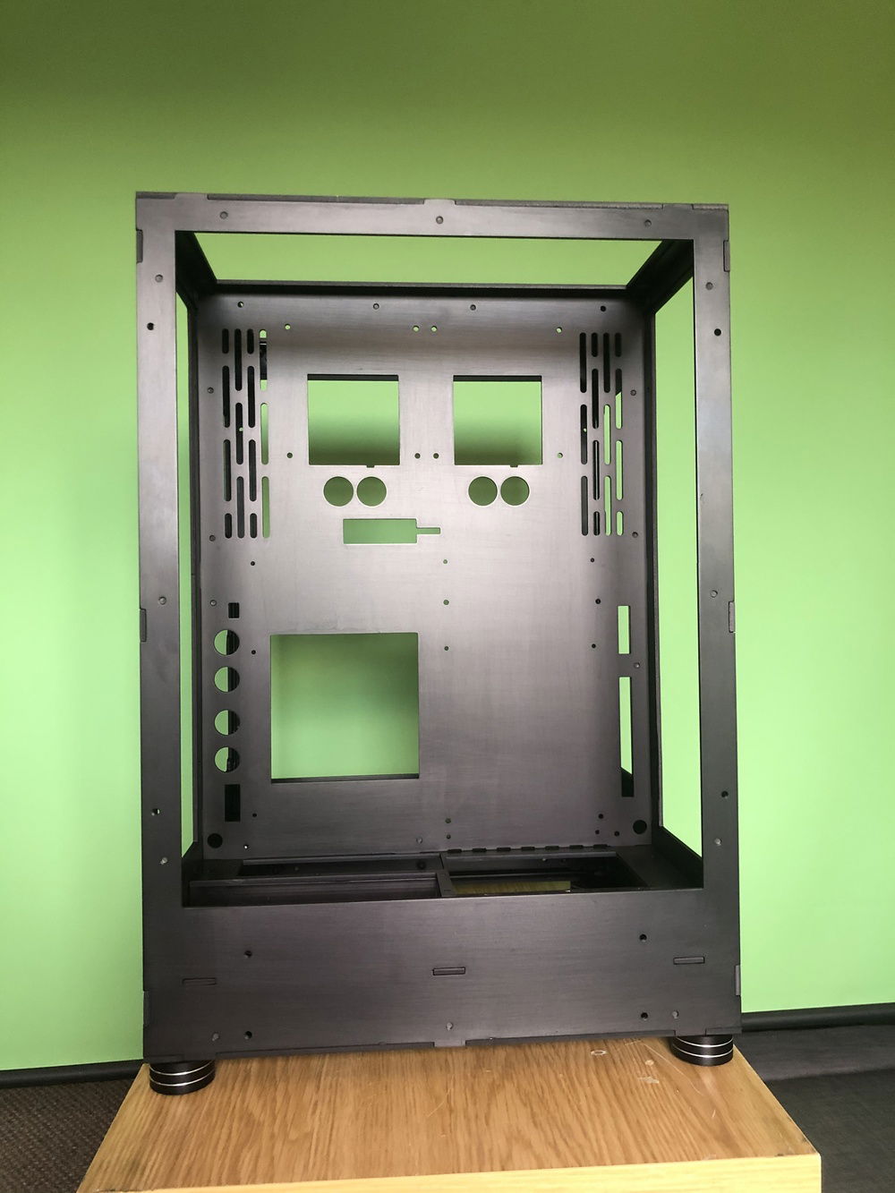 Empty and ready to be assembled.